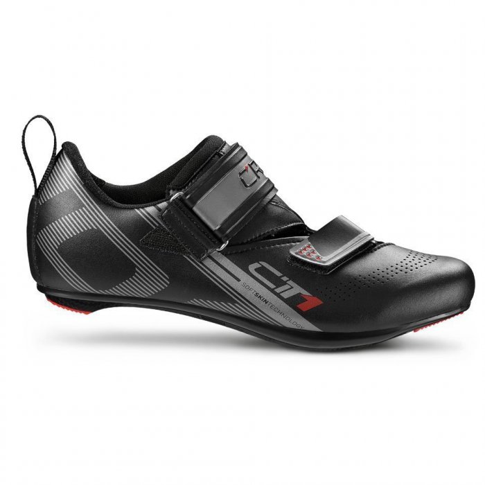 Ботинки велосипедные шоссейные CRONO CT-1 carbon (черный, 42)