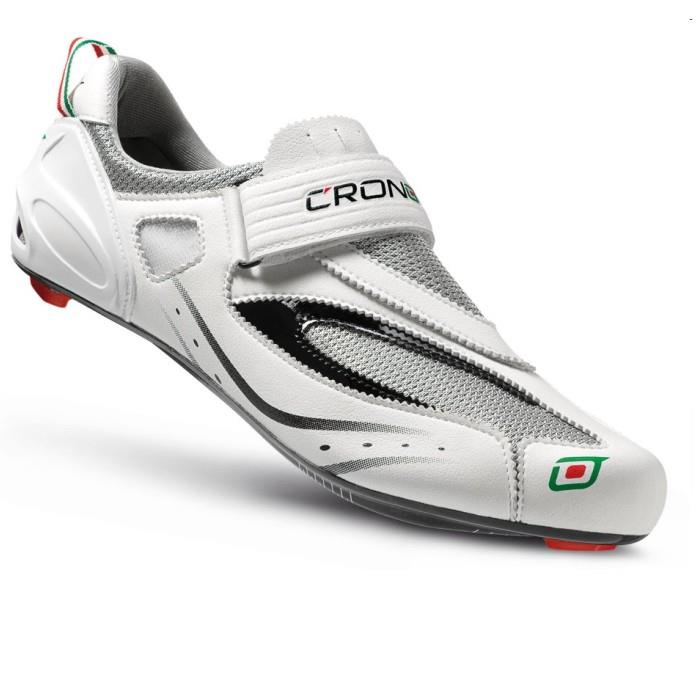 Ботинки велосипедные шоссейные CRONO HAWAY carbon composite (белый, 43,5)