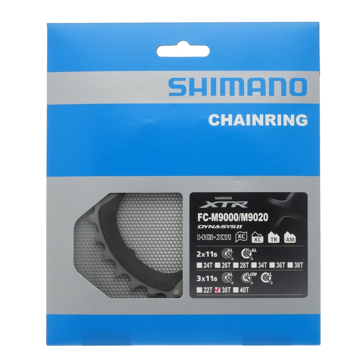 Звезда передняя для Shimano FC-M9020-3, 30T-AR