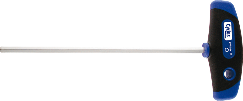 Ключ CYCLUS TOOLS шестигранный 6 мм, Т-образный 350 мм