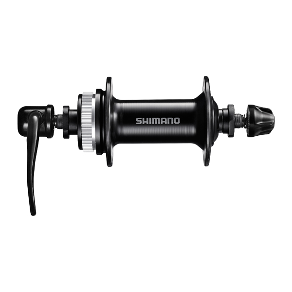 Втулка передняя Shimano HB-TX505, 32 отв, QR, C.Lock, без кожуха, черная