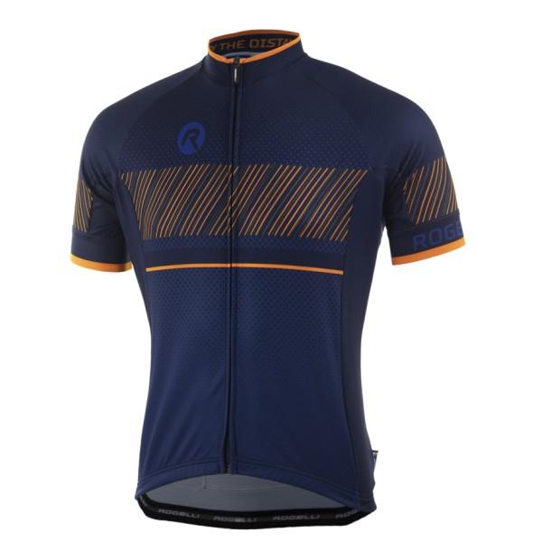 Сорочка велосипедная Rogelli RITMO (сине-оранжевый, XL)