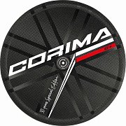 Колесо Corima Disc C+ WS TT Clincher, заднее, белые наклейки, v-brake