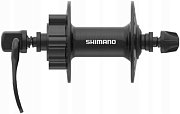 Втулка передняя Shimano HB-TX506, 32 отв, QR, 6 болтов, без кожуха, черная