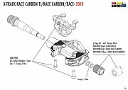 Механизм Look X-Track Race Carbon, красный