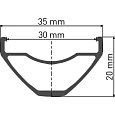 Колесо DT Swiss M1900 Spline 30мм Boost 29'' Sram XD, заднее