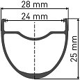 Колеса DT Swiss G 1800 Spline® 25 700C Disc HG, клинчер